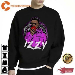 Izzy Israel Adesanya Martial Artist Pink Design Unisex Sweatshirt