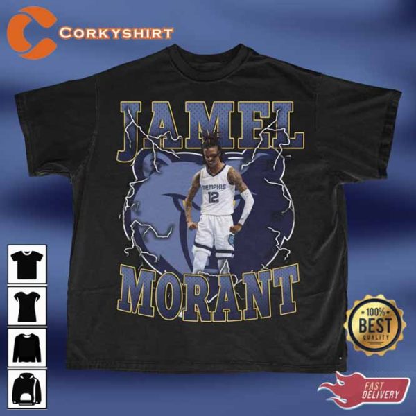 Jamel Ja Morant Memphis Grizzlies Starting Career Awards Streetwear T-Shirt