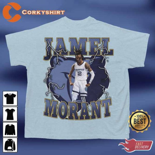 Jamel Ja Morant Memphis Grizzlies Starting Career Awards Streetwear T-Shirt