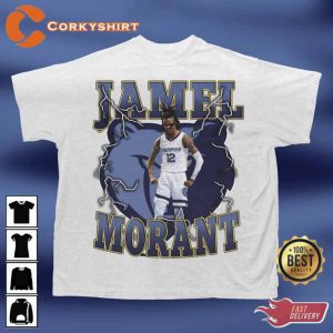 Jamel Ja Morant Memphis Grizzlies Starting Career Awards Streetwear T-Shirt3