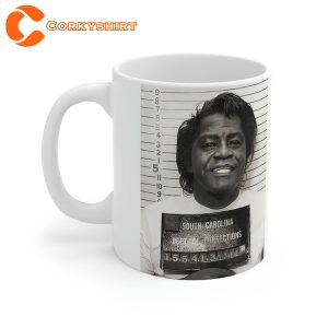 James Brown Mug Shot Coffee Mug Busted In South Carolina