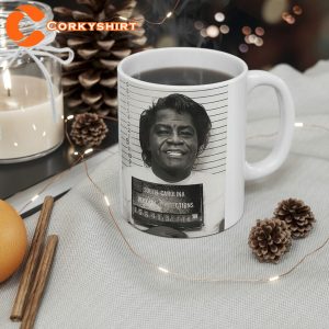 James Brown Mug Shot Coffee Mug Busted In South Carolina