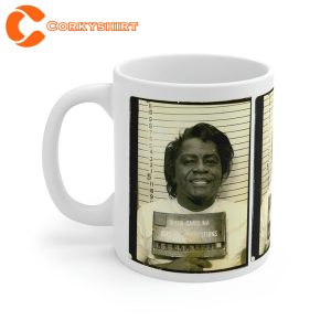 James Brown Mugshot Coffee Mug Magnificent 1988 Portrait