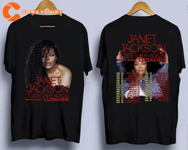 Janet Jackson 2023 Tour T Shirt Janet Tour 2023 Tee