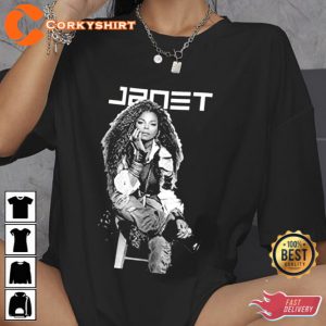 Janet Jackson Black and White Together Again Tour 2023 Shirt