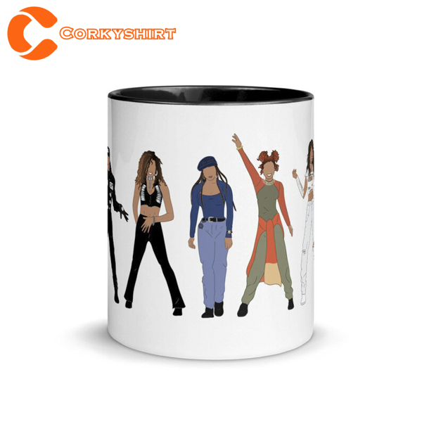 Janet Jackson Illustrated Eras Mug Pop Art Icon Fun Gift Fan