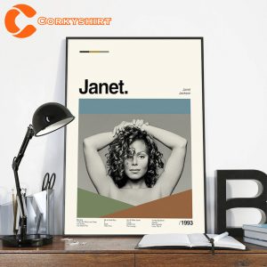 Janet Jackson Minimalist Album Poster Together Again Tour