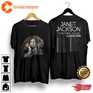Janet Jackson Together Again Music Tour 2023 Shirt Gift For Fan