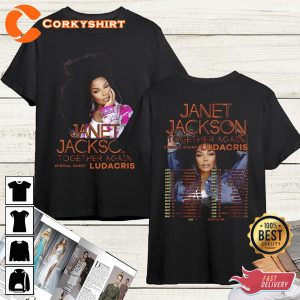 Janet Jackson Together Again Tour 2023 Crewneck T-Shirt