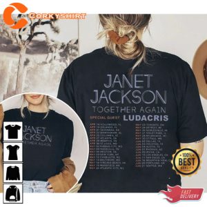 Janet Jackson Tour 2023 Unisex Shirt Together Again Tour