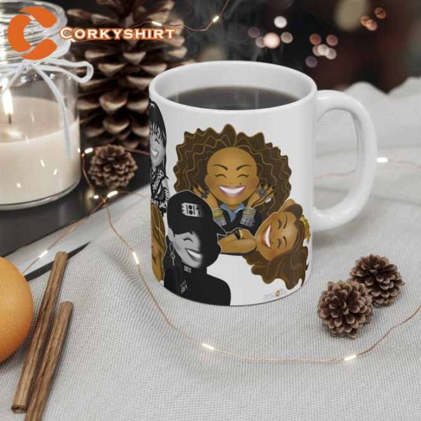 Janet Jackson Tour Album Covers Ceramic Coffee Mug