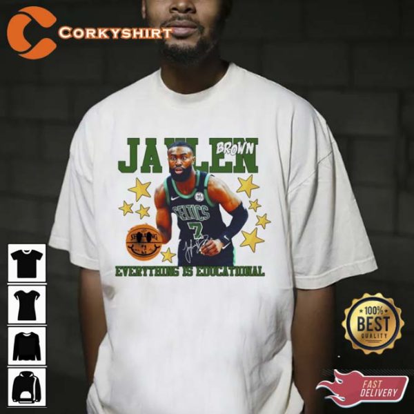Jaylen Brown Celtics Finals Basketball Unisex T-Shirt Print