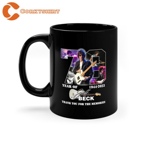 Jeff Beck Thank You For The Memories Mug Funny Gift For Her Him Mug