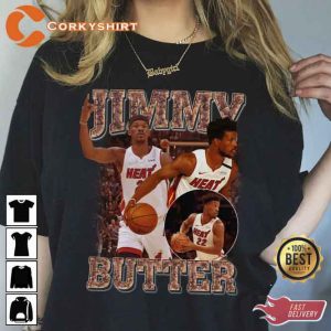 Jimmy Butler 90s Retro Basketball MVP Player Shirt
