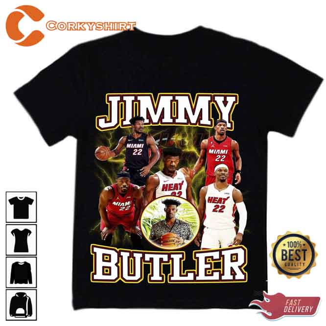 Jimmy Butler 90s Style Vintage Bootleg Tee Graphic T shirt
