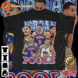 Jordan Poole Golden State Warriors 90s Vintage Bootleg Rap Tee