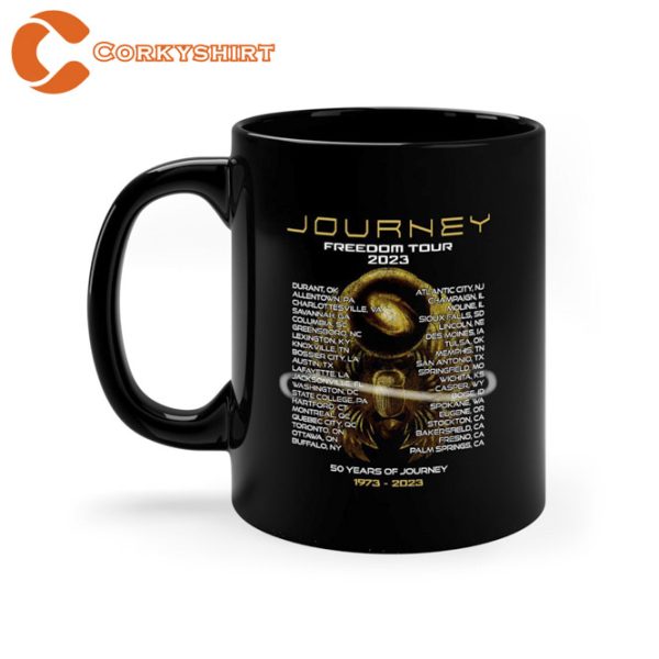Journey 50th Anniversary Freedom Tour 2023 Coffee Mug