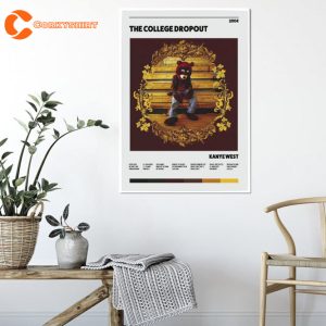 Kanye West The College Dropout Album Tracklist Poster