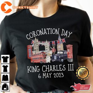 King Charles III Coronation 6 May 2023 T-shirt