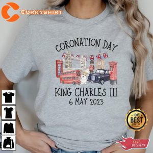 King Charles III Coronation 6 May 2023 T-shirt