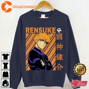 Kunigami Rensuke Blue Lock Japanese Manga Anime T-Shirt