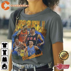 LA Clippers Russell Westbrook Lakers Vintage Unisex Shirt