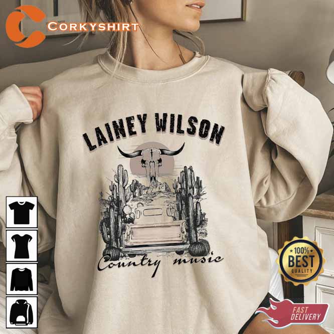Lainey Wilson Lone Chief Bullhead Country Music Unisex T-Shirt (4)