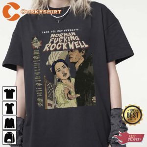 Lana Del Rey Norman Rockwell Songs UO Exclusive Album shirt2 (2)