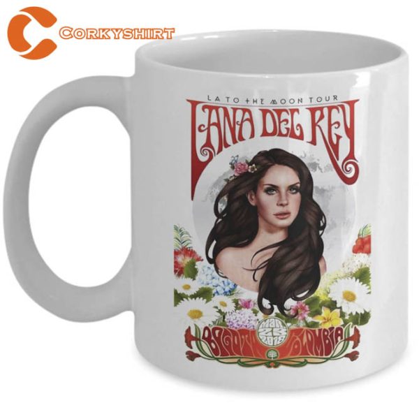 Lana Del Rey Smoking Concert Fans Gift Coffee Mug