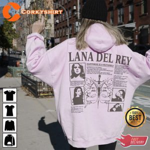 Lana Del Rey Sweatshirt Happiness Is A Butterfly Trendy Shirt