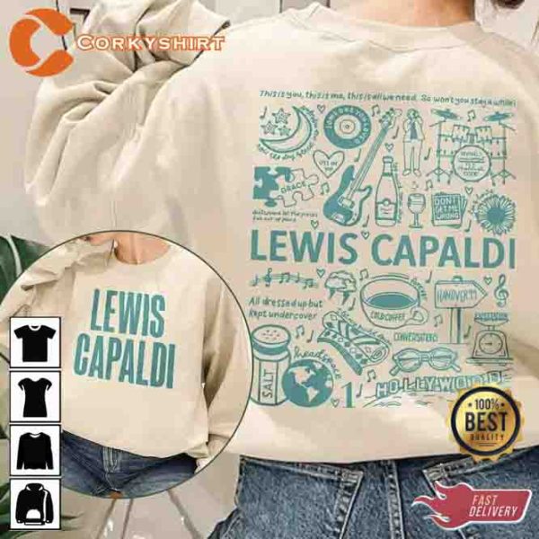 Lewis Capaldi Mar Trending Unisex Gifts 2 Side Shirt