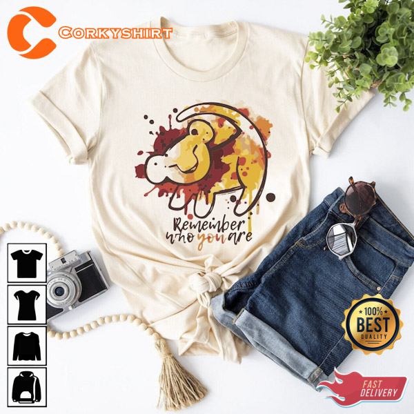 Lion King Disney Remember Who You Are T-Shirt
