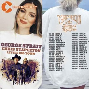 Little Big Town Country Music Chris Stapleton Music Tour 2023 Setlis T-Shirt