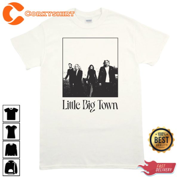 Little Big Town Members Tour 2023 Portrait T-Shirt Gift For Fan
