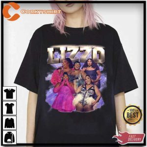 Lizzo About Damn Time Vintage Tour Concert 90s Shirt