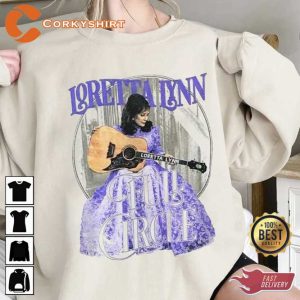 Loretta Lynn Queen Of Country Music 90s Vintage Style T-Shirt
