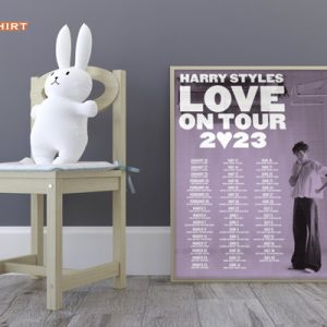 Love On Tour 2023 Concert Minimalism Printed Art Harry Styles Poster
