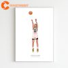 Lowas Caitlin Clark 22 McDonald’s All American Girl Basketball Poster