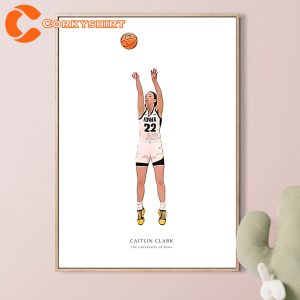 Lowas Caitlin Clark 22 McDonald’s All American Girl Basketball Poster