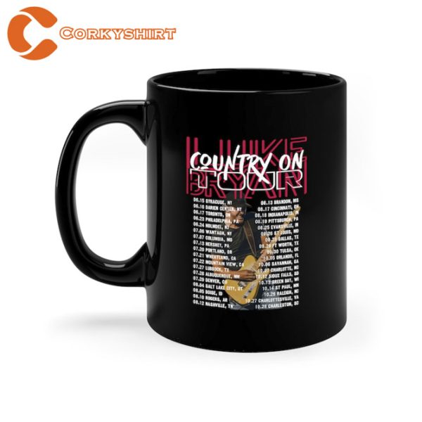 Luke Bryan Country On Tour 2023 Mug Gift For Fan