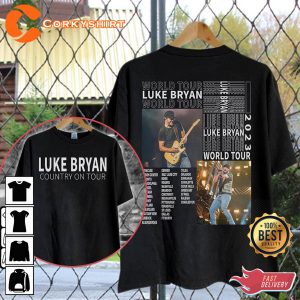 Luke Bryan Country On Tour 2023 Music Concert Gift For Fan T-shirt