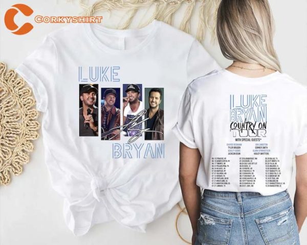 Luke Bryan Country On Tour 2023 Two Sides Tshirt Sweatshirt