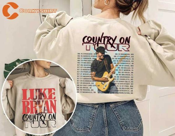 Luke Bryan Stagecoach iHeartCountry Festival Country On Tour Shirt