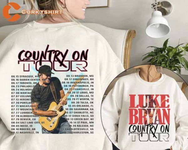 Luke Bryan Stagecoach iHeartCountry Festival Country On Tour Shirt