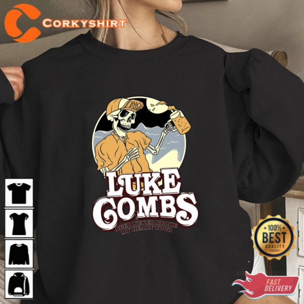 Luke Combs Boho Western Country Music Gift For Fan Unisex T-Shirt