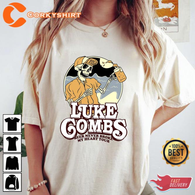 Luke Combs Boho Western Country Music Gift For Fan Unisex T-Shirt (5)