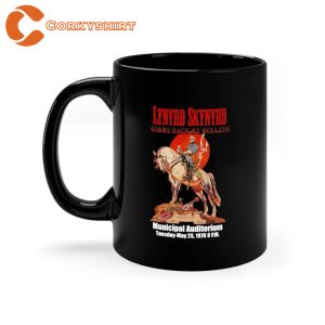 Lynyrd Skynyrd 1976 Concert Rare Mug Cafe