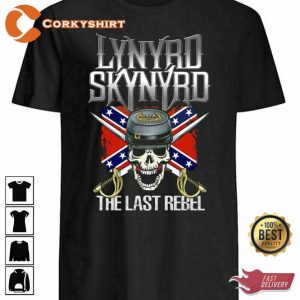 Lynyrd Skynyrd The Last Rebel Southern Celebrating 50 Years Shirt