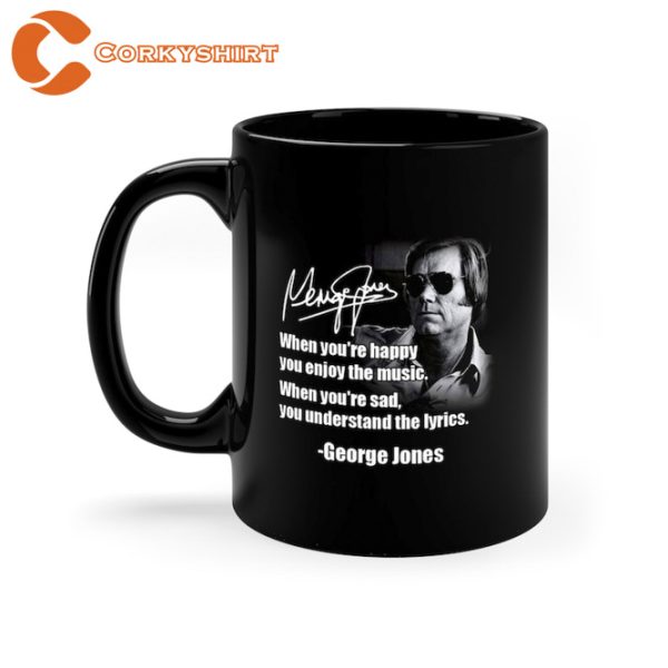 LynyrdGeorge Jones Quotes Signature Mug