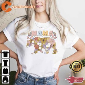 Mama Bear Animal Nature Lover I Love Hot Moms Shirt
